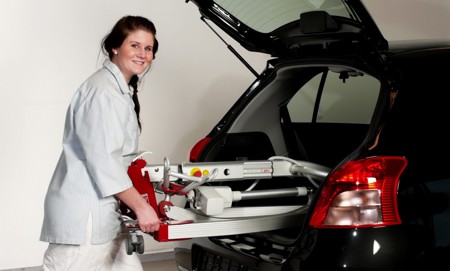 Auðvelt að flytja lyftarann í bifreið