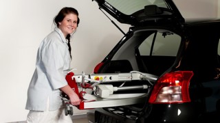 Auðvelt að flytja lyftarann í bifreið