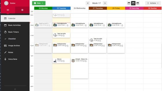 CARY Base - Minnisdagatal