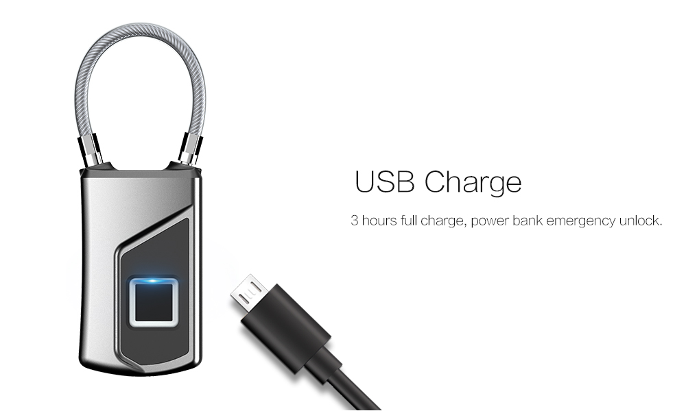 Öryggislás með fingrafaraskanna