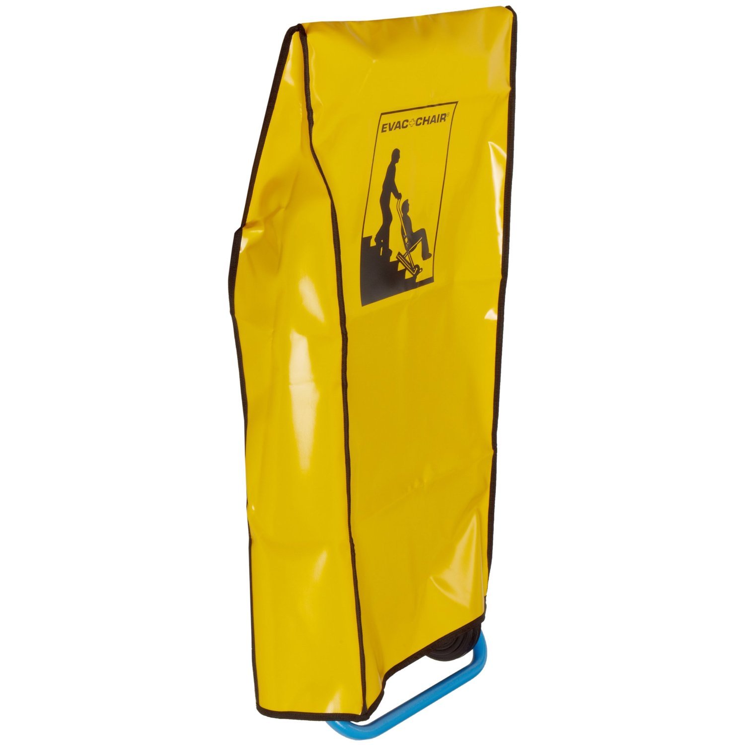 Yfirbreiðsla fyrir björgunarstól gult 102x53x25 cm