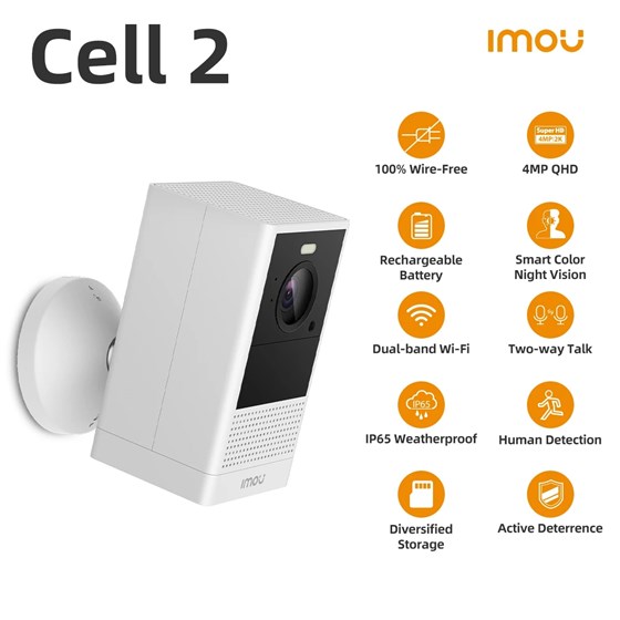 IMOU Cell 2 - Hvít