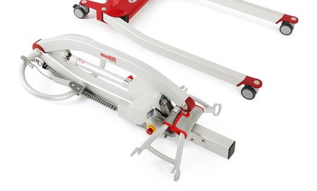 Heildarþyngd lyftarans er aðeins 26kg og hægt að skipta upp í tvo hluta 13kg hvor