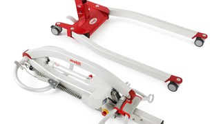 Heildarþyngd lyftarans er aðeins 26kg og hægt að skipta upp í tvo hluta 13kg hvor