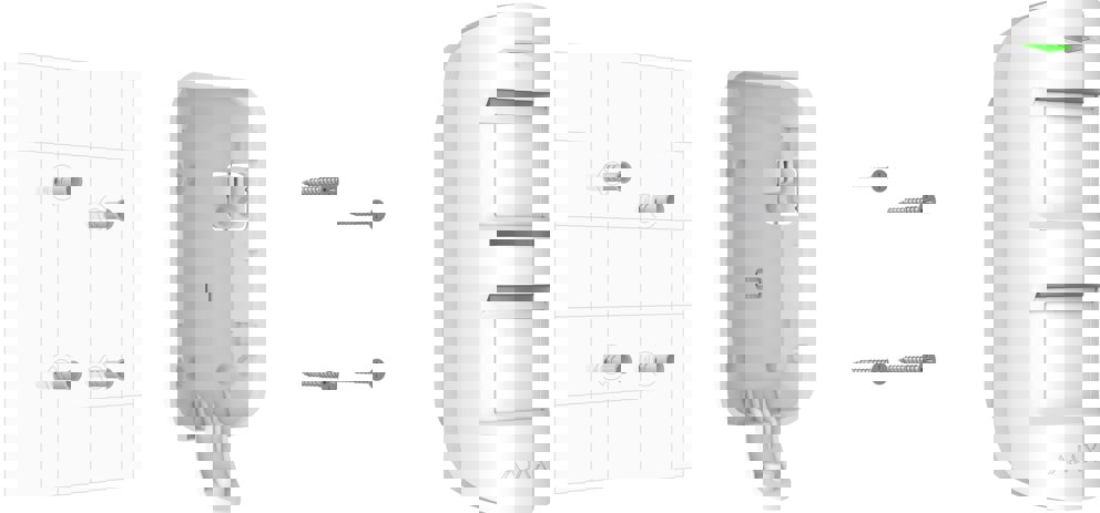 AJAX hreyfiskynjari með myndavél - Utandyra - Hvítur