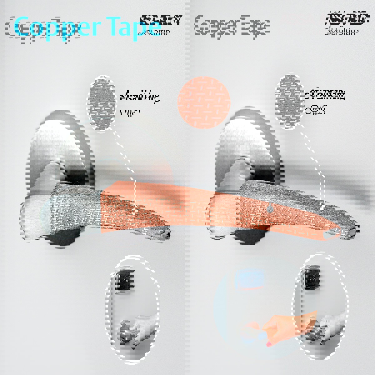 Sóttvarnaborði á snertifleti frá ASSA ABLOY