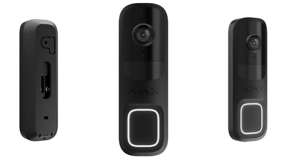 AJAX dyrasími - Svartur