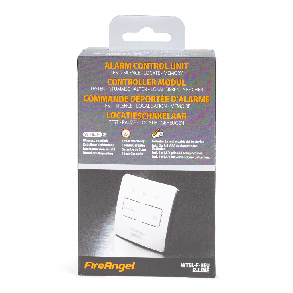 Stjórnhnappur fyrir samtengjanlega reykskynjara