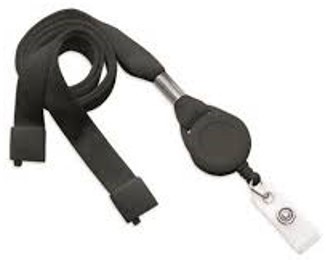 Svart hálsband m/ hjóli og breakaway 16mm