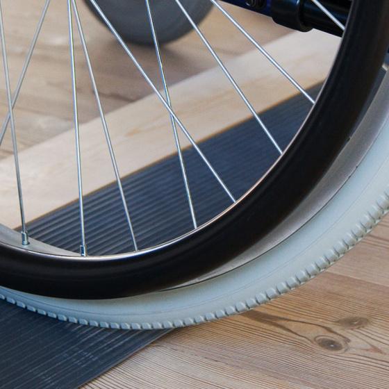 Þröskuldarrampur Gúmmí 16x150x900mm