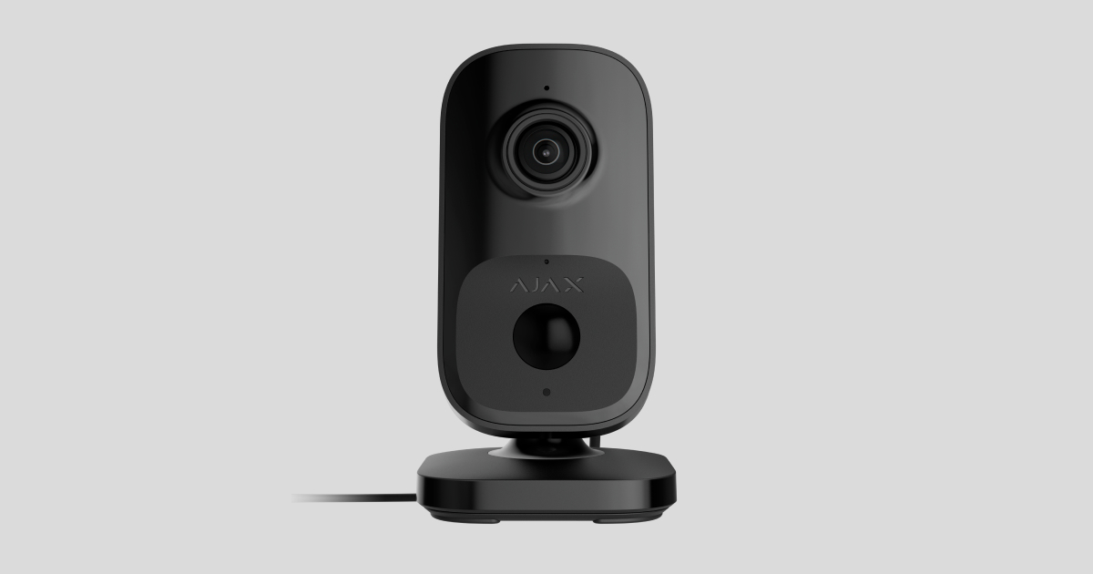 AJAX eftirlitsmyndavél - Innandyra - Svört