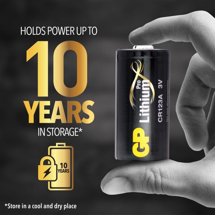 Lithium rafhlaða - CR123A