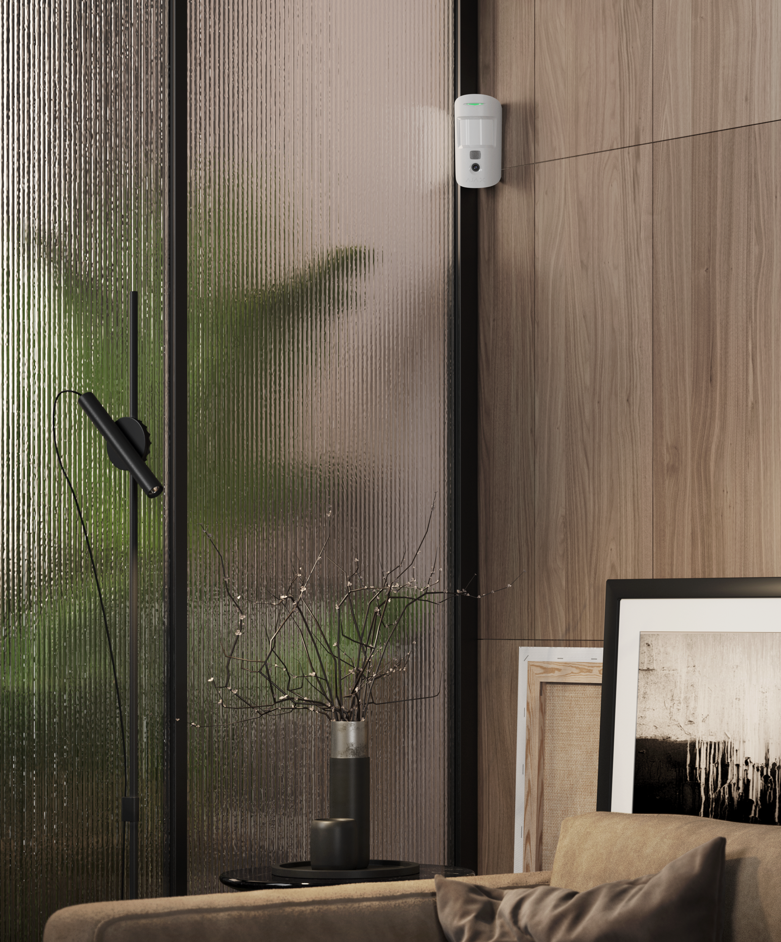 AJAX hreyfiskynjari með myndavél - Hvítur