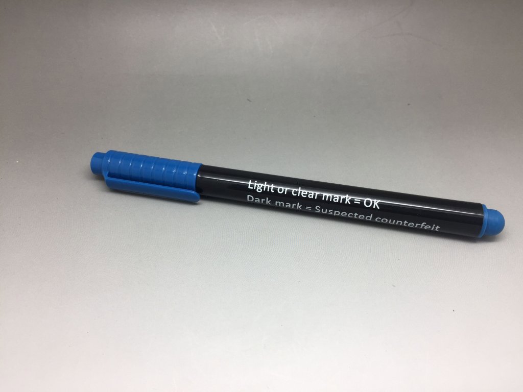 Seðlapenni - Til að greina falsaða seðla