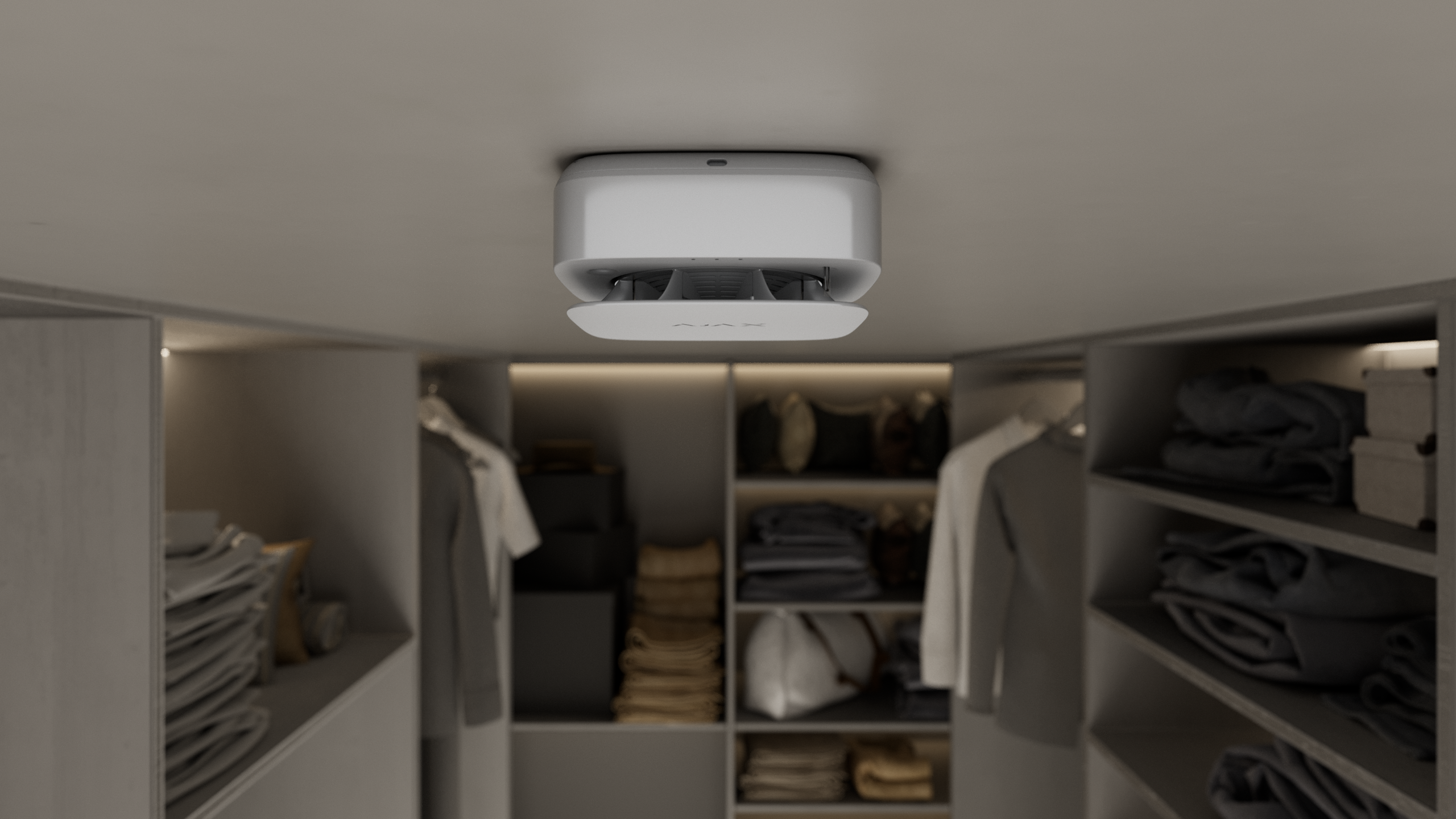 AJAX reyk- og hitaskynjari - Hvítur