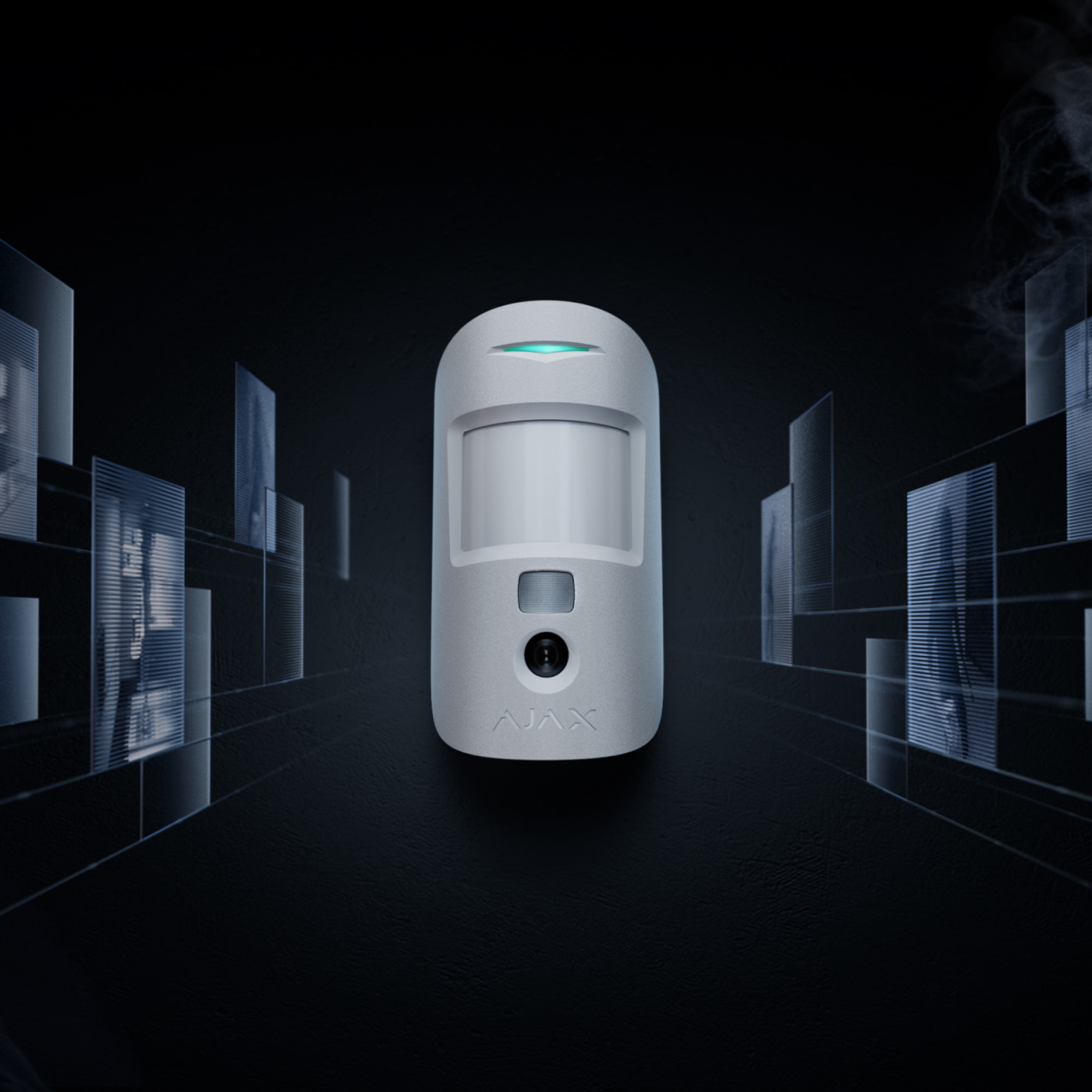 AJAX hreyfiskynjari PHOD með myndavél - Hvítur