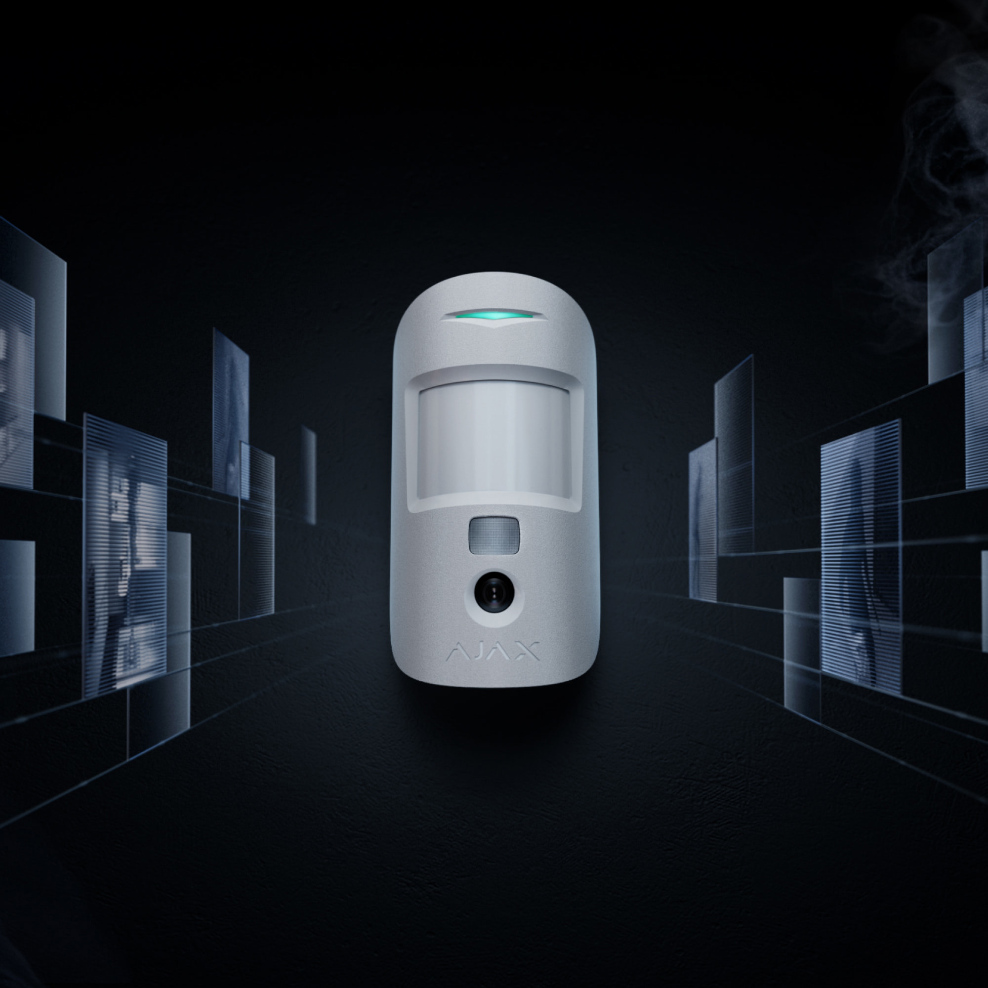 AJAX hreyfiskynjari PHOD með myndavél - Hvítur