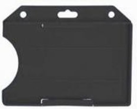 Kortahalda - Svört Lárétt án festinga