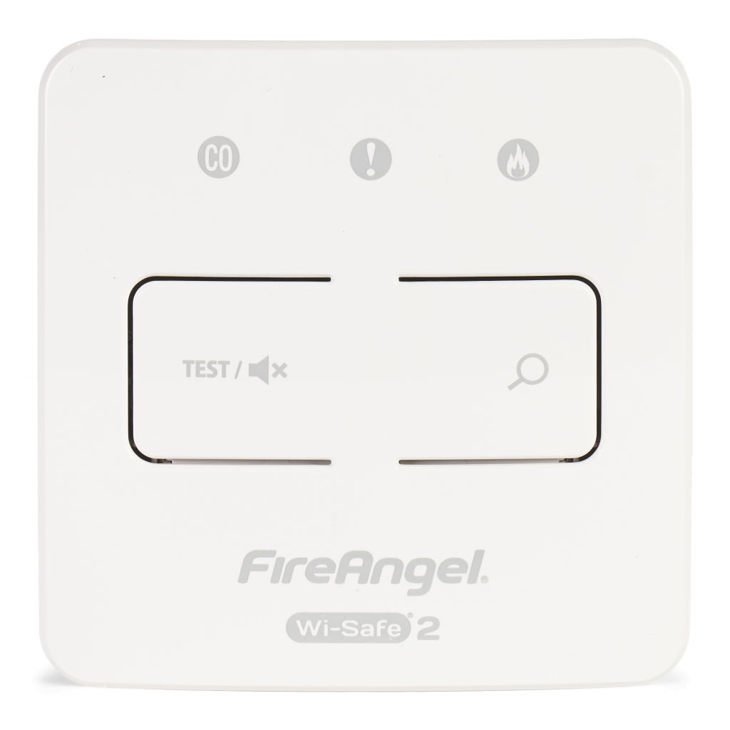 Stjórnhnappur fyrir samtengjanlega reykskynjara