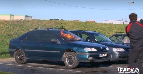 Eldvarnarteppi fyrir bíla