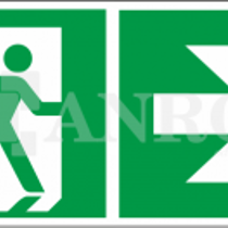 Sjálflýsandi skilti - Flóttaleiðir - H