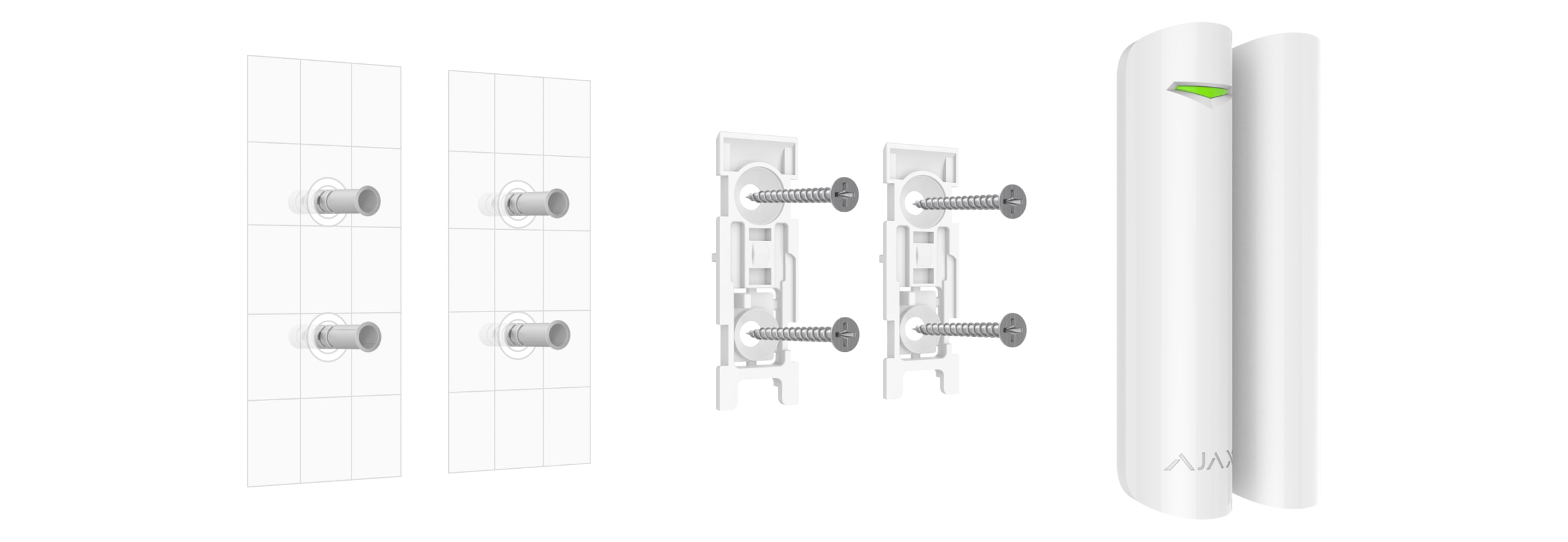 AJAX hurðarofi með högg- og hallavörn
