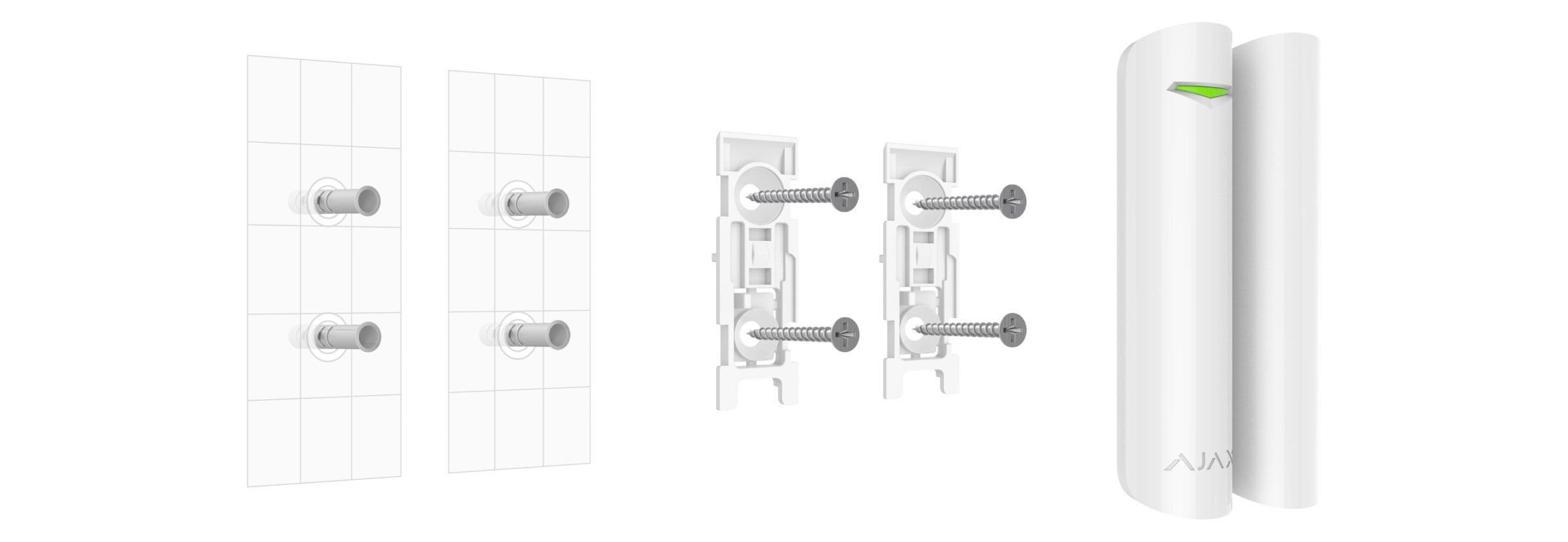 AJAX hurðarofi með högg- og hallavörn