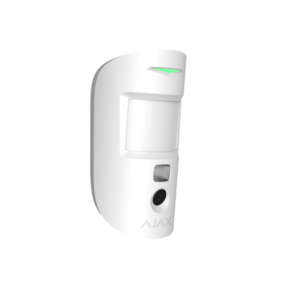 AJAX hreyfiskynjari PHOD með myndavél - Hvítur