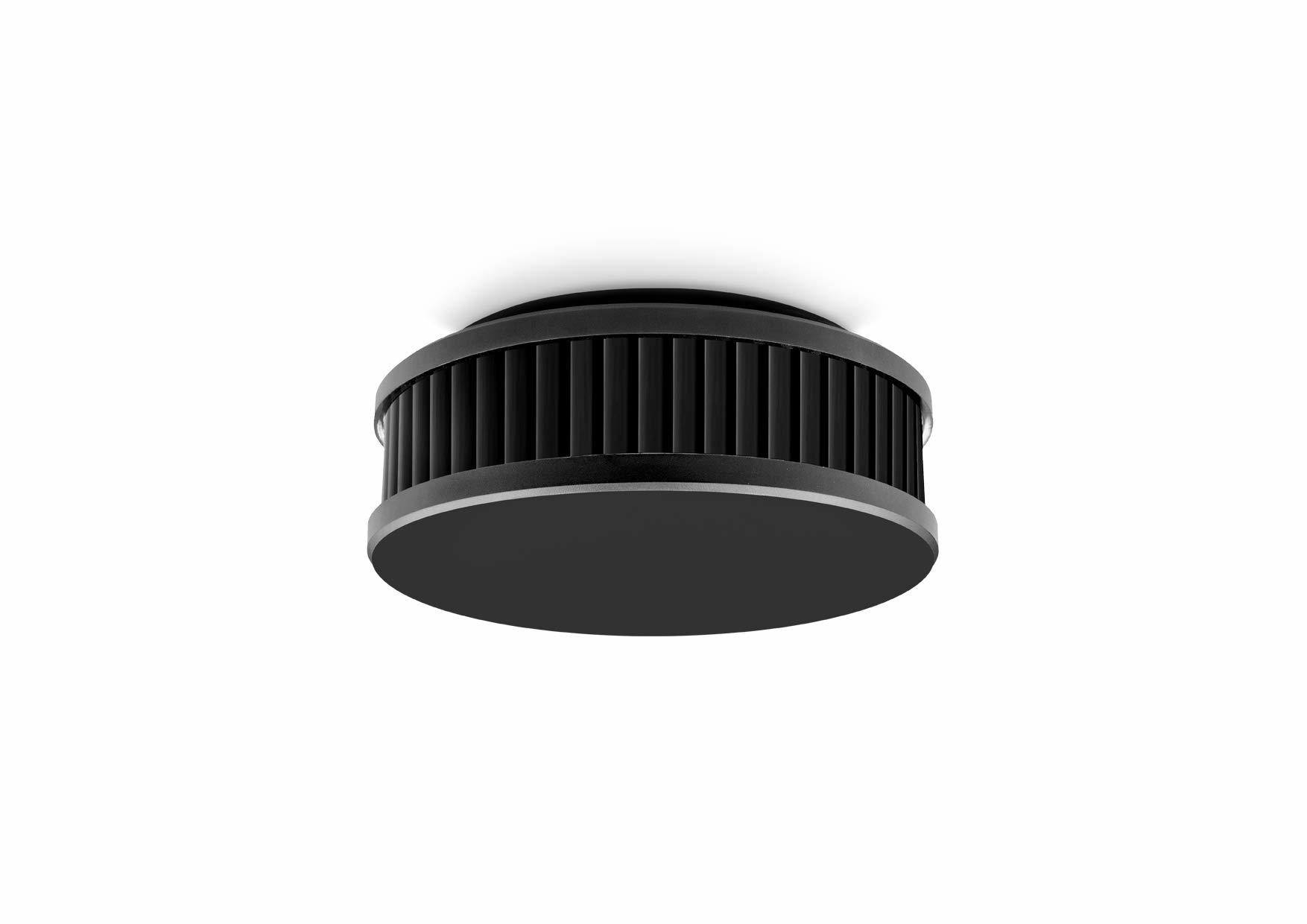 Reykskynjari - svartur - stakur - 12 ára rafhlöðuending