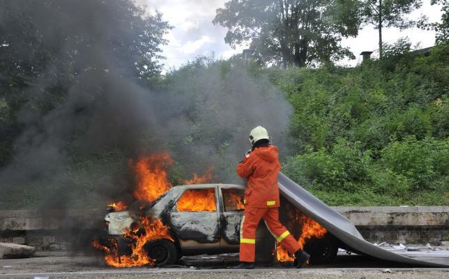 Eldvarnarteppi fyrir bíla